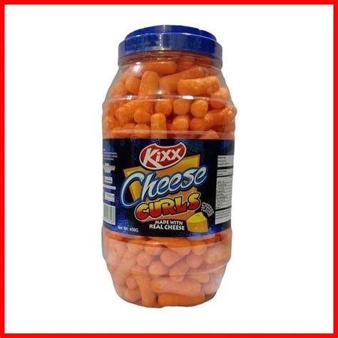 ♟Kixx Cheese Curls Made With Real Cheese (450 grams).